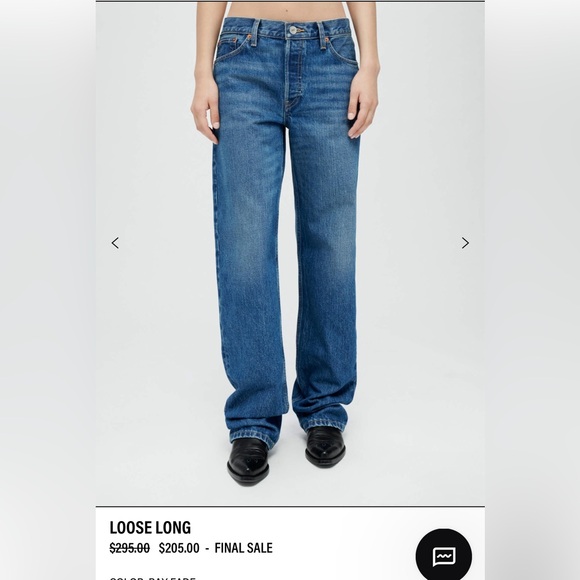 RE/DONE LOOSE LONG BAY FADE - Picture 1 of 2